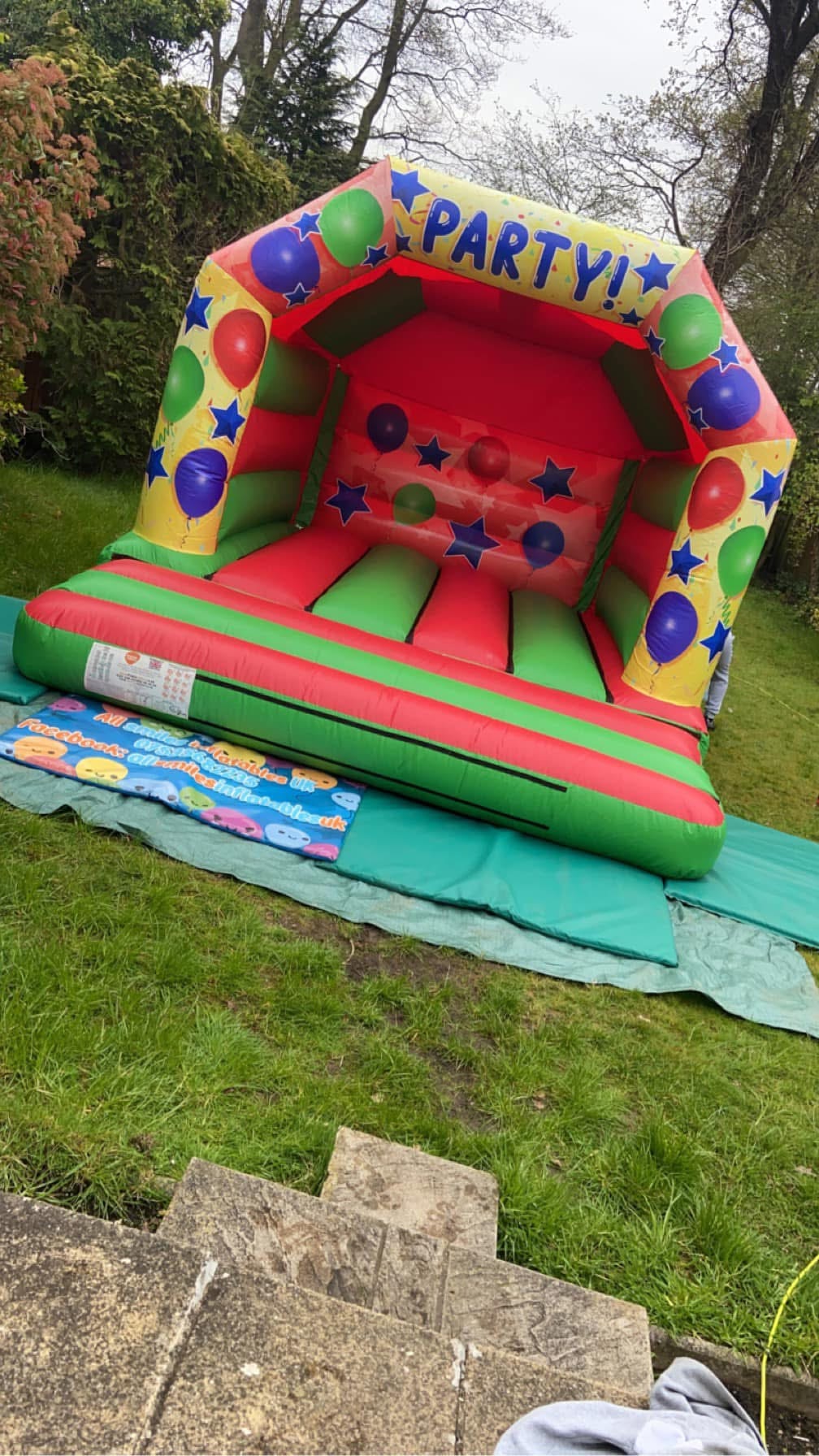Party Theme Bouncy Castle image 1